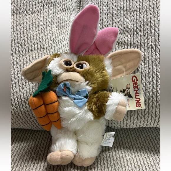 2002 Gremlins Gizmo Easter Bunny Rabbit Ears Nanco Mogwai 12" - Picture 1 of 6